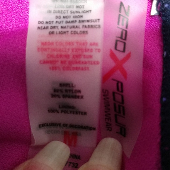 Zero X Posur Striped Active Wear Exercise Dress Medium - Picture 5 of 5